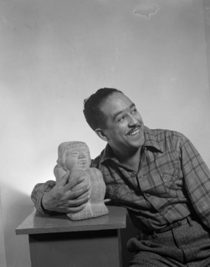 Poet Langston Hughes, picryl.com